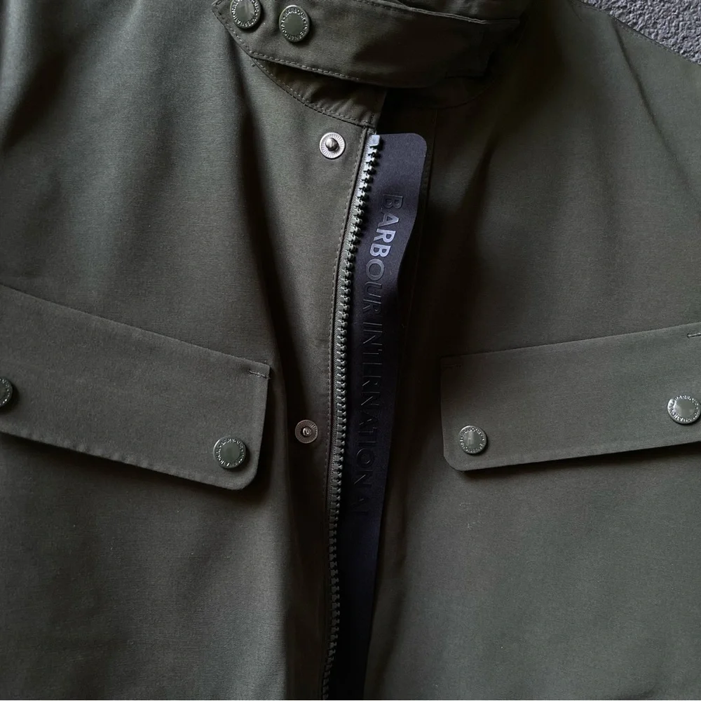 Barbour Intl Waterproof Duke Jacket in Sage British Style - Picture 5 of 8